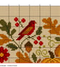316 - Autumn Harvest Pumpkins Sampler Cross Stitch Pattern (PDF Counted Chart) - Image 6