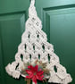 Macrame Christmas Tree Wall Hanging with Poinsettia & Gold Accents – 68cm - Image 7