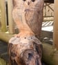Pine Owl Carving