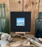 Tiny  original watercolour and gouache seascape