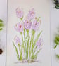Crocus original hand-painted watercolour painting  - Image 6