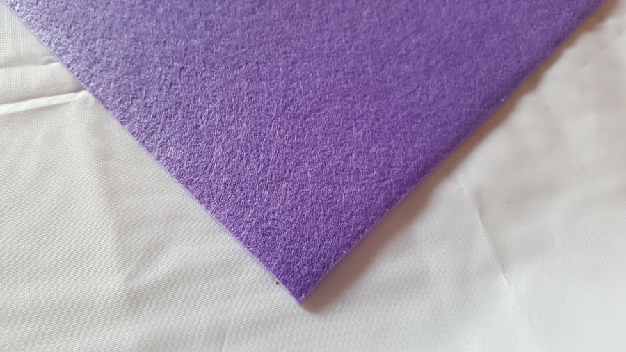 1 x Felt Sheet - Square - 12" (30cm) - Purple 