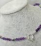 Amethyst and Rain Flower Agate Necklace - Image 2