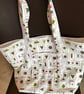 Handmade Medium Size Fully Lined Tote Bag. Looks great for shopping.Light weight - Image 2