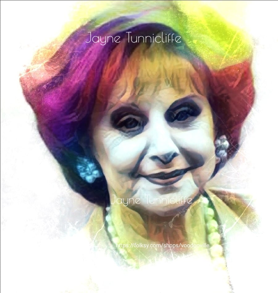 Rita Littlewood as was - Barbara Knox Coronation Street 11 x 8 inches art print 