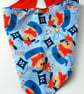Pirate Pup dogbandana, reversible, neckerchief style - Image 2