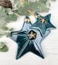Duo ceramic star decoration - Image 1