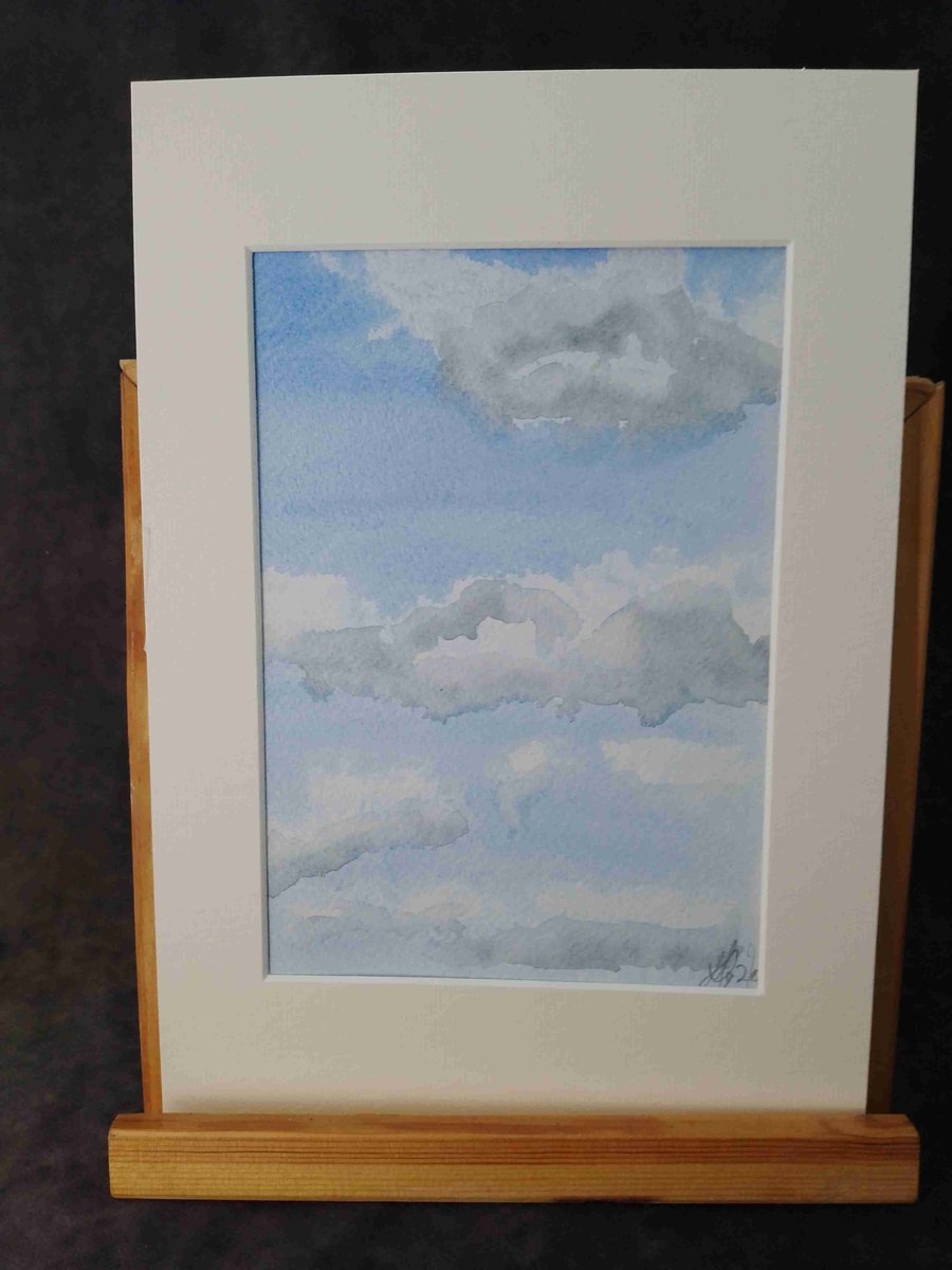 Original watercolour. Clouds 72.