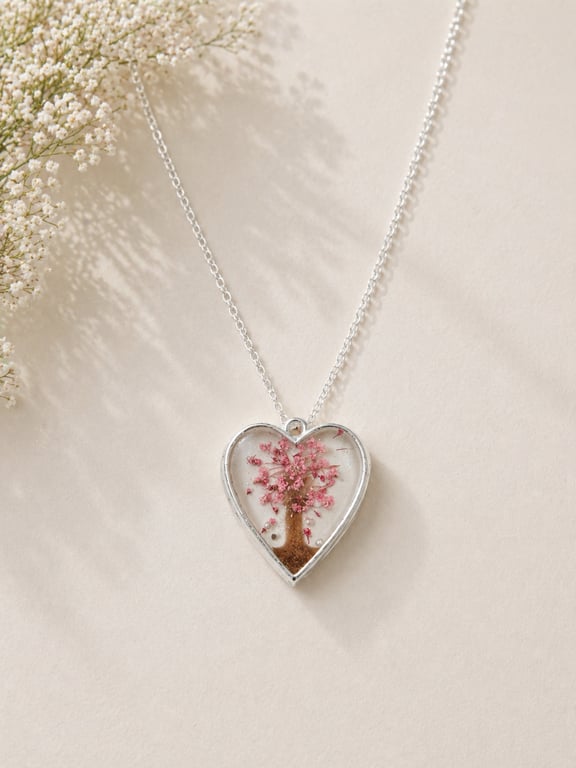 In loving memory pendant - hair fur or ashes 
