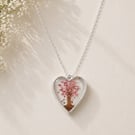 In loving memory pendant - hair fur or ashes 