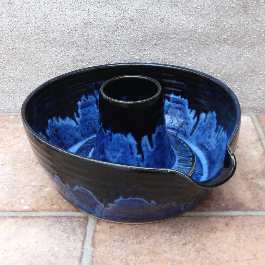 Chicken roaster or baker hand thrown in stoneware pottery ceramic 