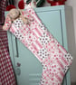 Scandi style cotton patchwork stocking - Image 2