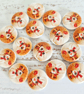 10 x Snowman Printed Wooden Buttons 20mm - Image 6