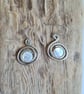 925 Silver & White Mother Of Pearl Shell Earrings Earings Gift Jewellery Jewelry - Image 2