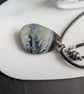Handcrafted Stone Pendant with 44cm Rope Necklace - Image 3
