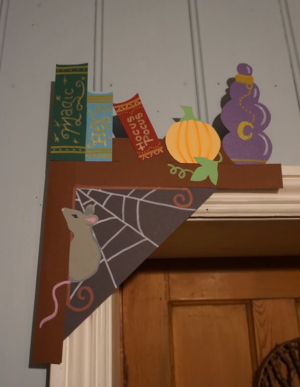 Hand made Halloween or Autumn corner decoration