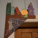 Hand made Halloween or Autumn corner decoration