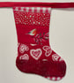 Christmas Stocking Bunting - Red  - Image 4