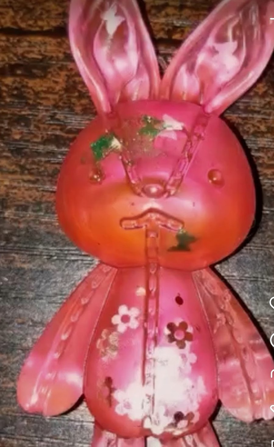 Bunny rabbit pair cute made from resin