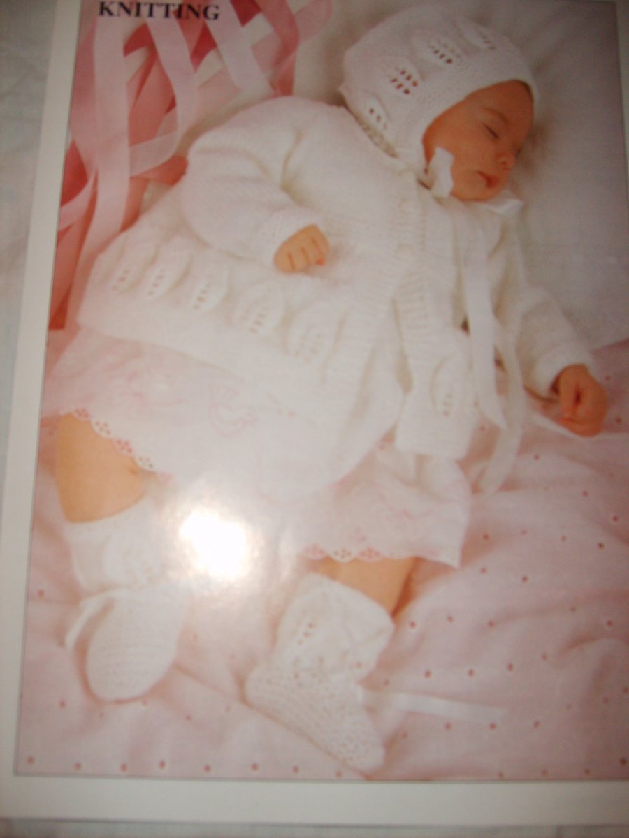 hand knitted baby cardigan