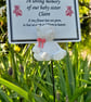 Baby Memorial Plaque Baby Grave Ornament Infant Baby Memorial Garden Plaque  - Image 4