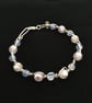 7 inch Clear and Cloudy Wirework Bangle - Image 7