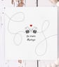 Bumblebee Love Greeting Card, Bee Mine Always, Valentine's Day, Bumblebee Gifts. - Image 5