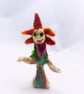 Felted Garden Fairy, Flower Creature, Needle Felted Fantasy Decoration - Image 3