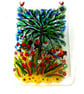 Tree Picture Fused Glass Hanging Lightcatcher  - Image 1