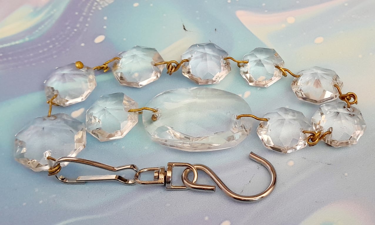 Vintage Chandelier 10 Octagons