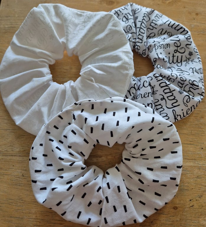 Handmade Scrunchies - Set of 3