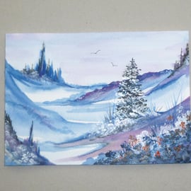 original art landscape painting ( ref F 804 G4 )