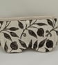 Glasses shaped glasses case in a William Morris fabric.