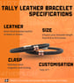 Copper 7th Wedding Anniversary Tally Bracelet - Gift Boxed - Free Delivery - Image 5