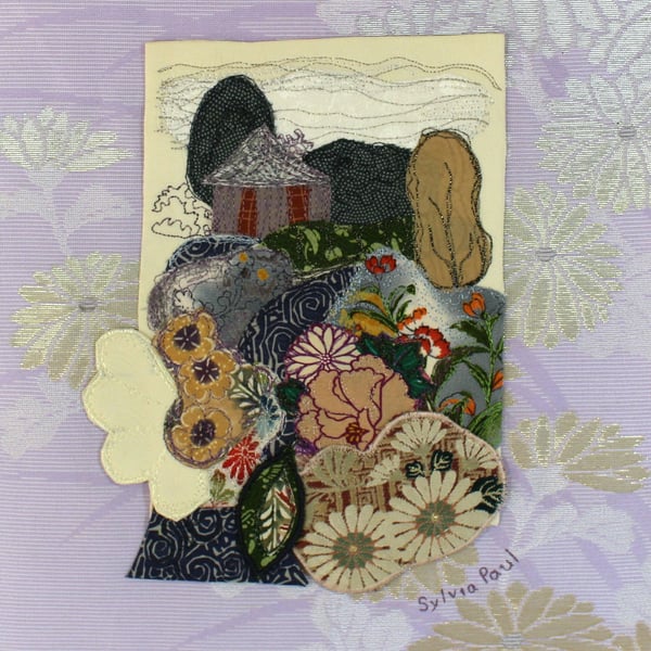 Garden Path Textile Art