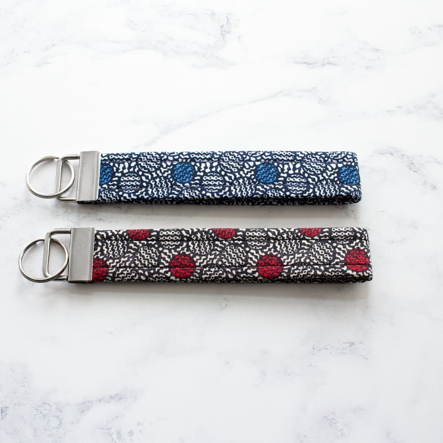Handmade Key Ring - Liberty Tana Lawn fabric
