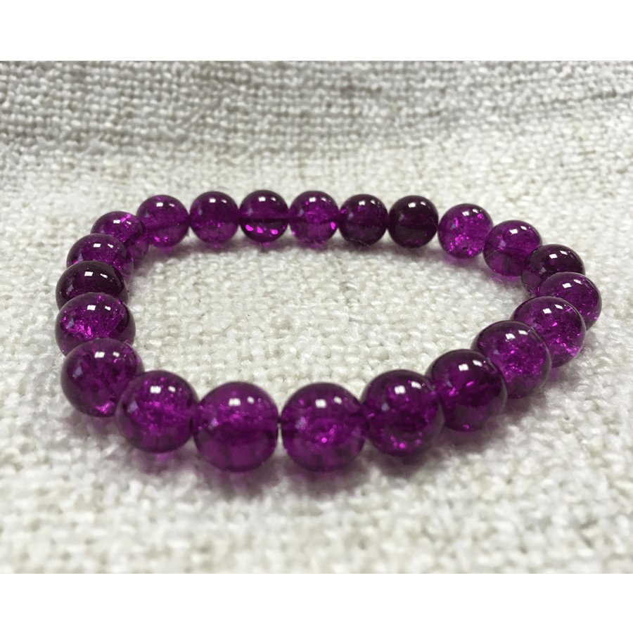 Image of Purple Glass Bracelet DnD Magical Item