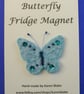 Butterfly fridge magnet 'Blue' - Image 2