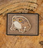 Rain Frog Pin - Hand Painted Wooden Pin Badge - Image 4