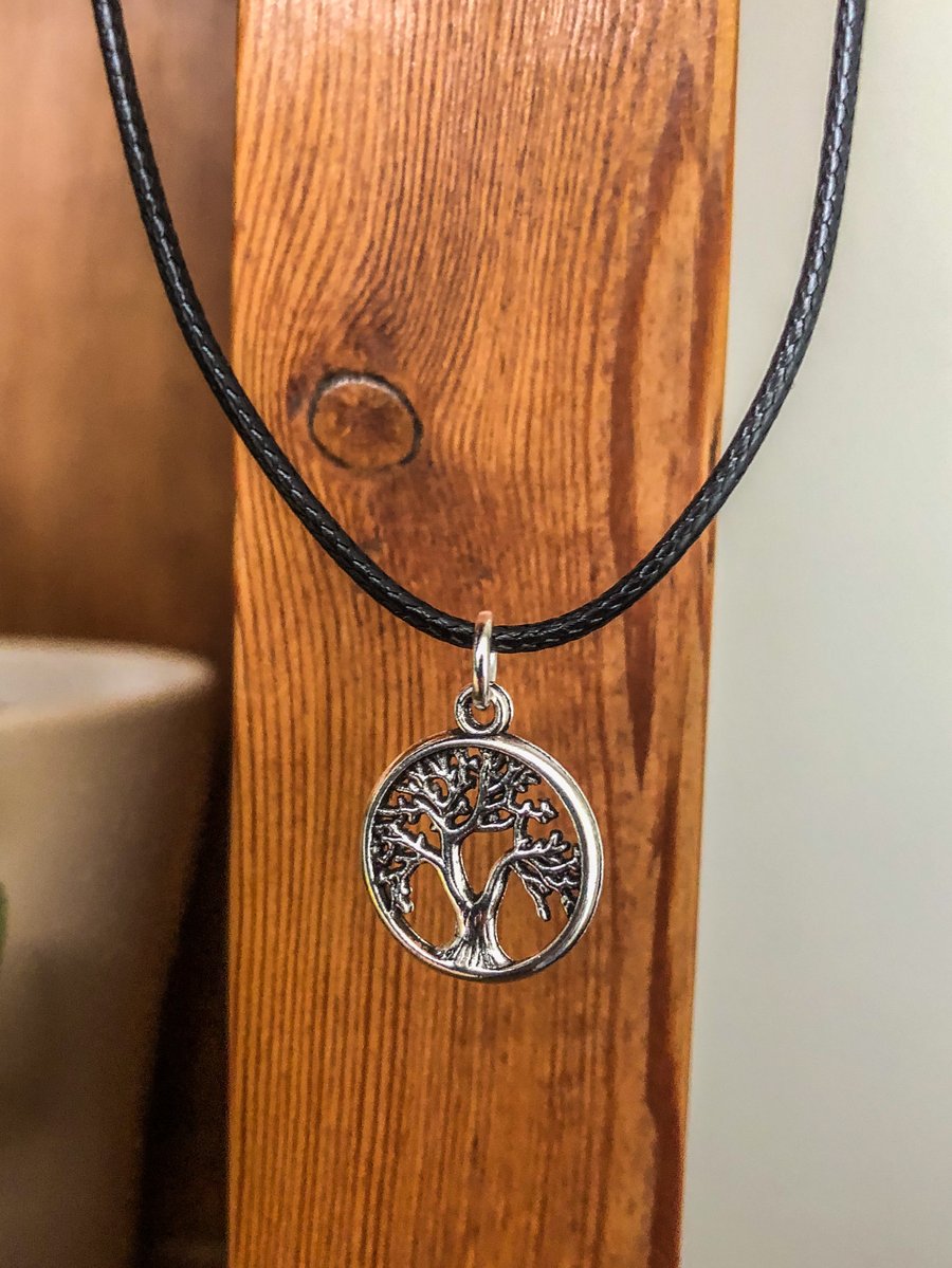Tree of life charm necklace
