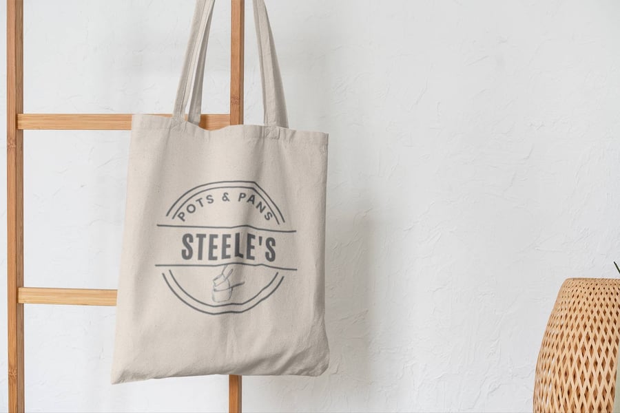 Steeles pots and pans, tote, mdwap, Belinda blinked, belinkers