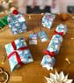 Christmas Gift Box Making Kit – Colourful Snowmen - Image 5