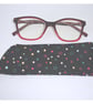 Glasses Sleeve Stars Black Spectacles Case Pink - Image 3