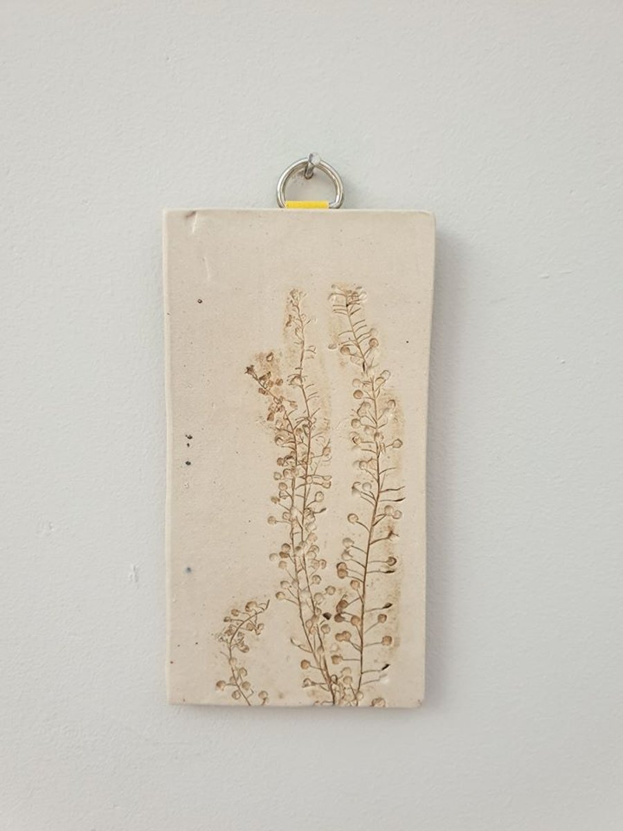 Botanical Ceramic Wall Art Tile