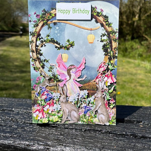 Fairy Dance with woodland Hare's.