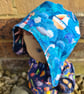 Reversable Bike Helmet Hat Baby Toddler - Boats & Raindrops - Image 3