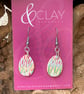 Colourful Patterned Polymer Clay Easter Egg Earrings