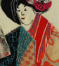 Geisha Textile Art Picture Yoko - Image 2