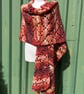 Autumn Ruana Wrap in Soft Wool Yarn - Image 2