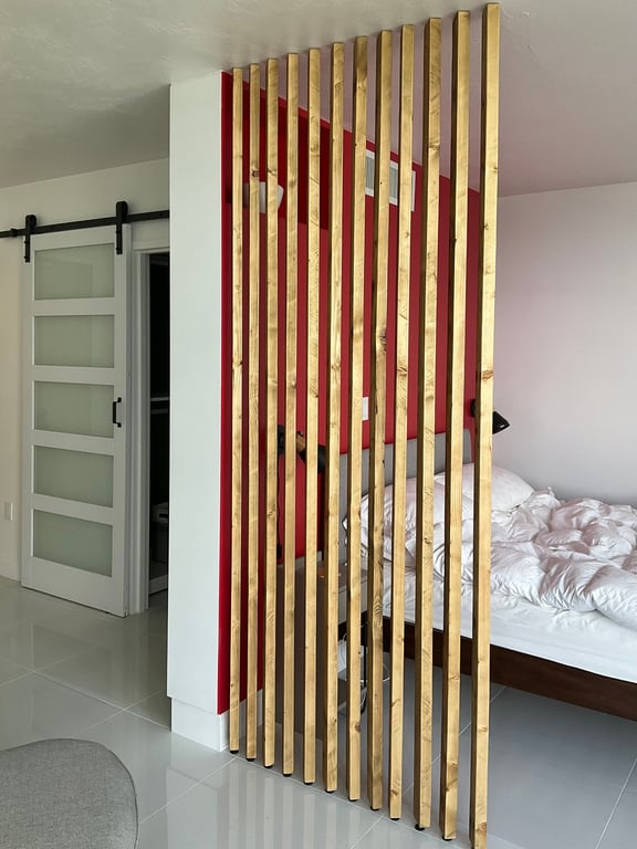 Wooden Wall Partition Ceiling Height From 250cm To 265cm THE GEORGINA